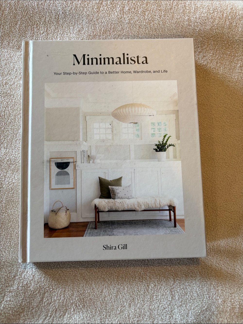 Minimalista by – Cream Home Accents Coffee Table Book